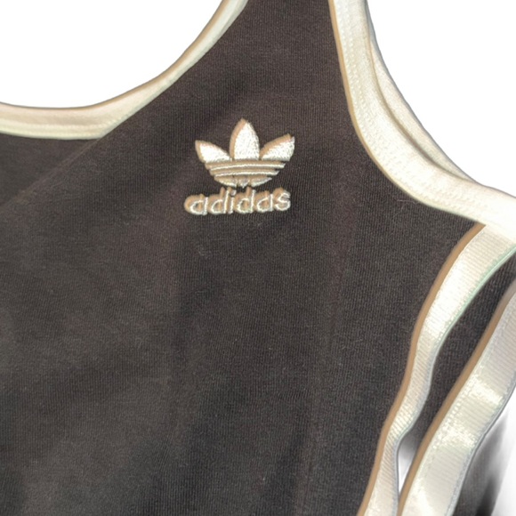 NWOT Womens Adidas Classic Blk and White body suit with snap closure- slimming❤️ - Picture 3 of 12